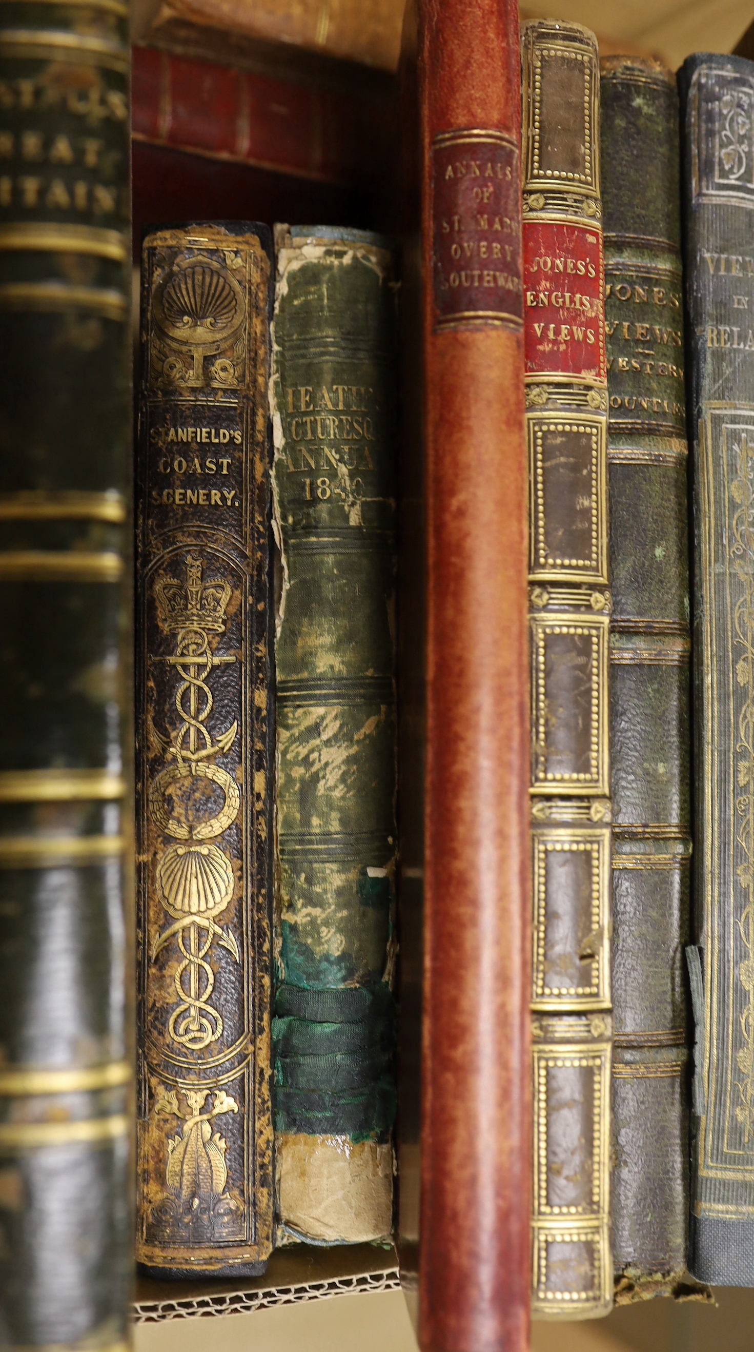 [Brydges, Samuel Egerton and Stebbing Shaw]-Typographical Miscellanies, Containing Ancient Histories, and Modern Descriptions, of Mansions, Churches, Monuments, and Families, vol. 1 [all published], 12 engraved plates, 1